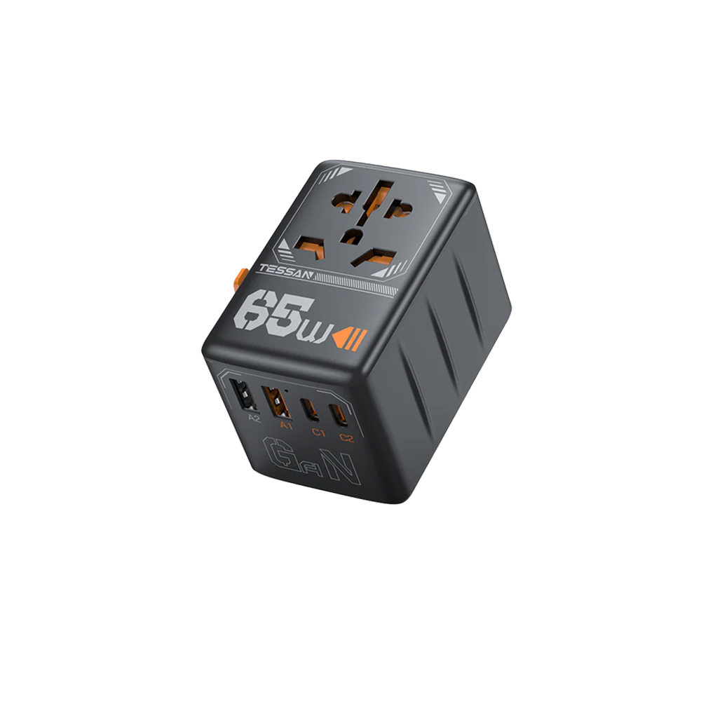 Tessan GaN 65W Universal Travel Adapter