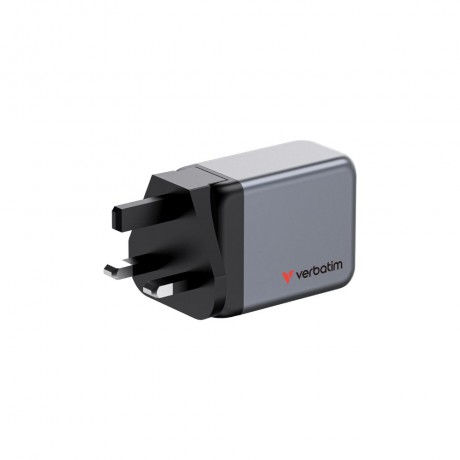 Verbatim GNC-65 GaN 65W 3 Port Wall Charger